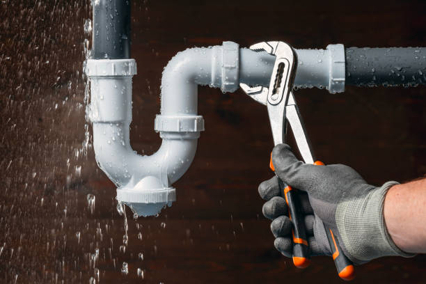 Professional Emergency Plumber technician working in Birchrunville, PA